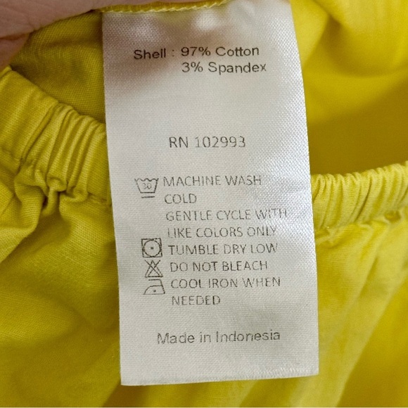 Marissa Webb Collective Yellow Cutout Flutter Sleeve Midi Dress Size 0 - Picture 9 of 11